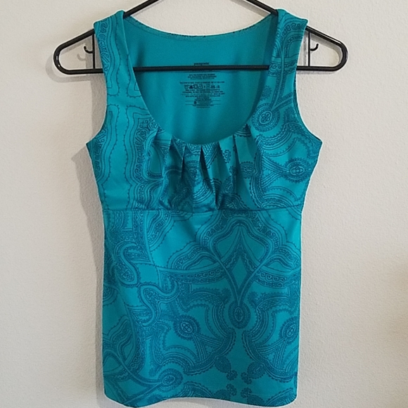 Patagonia Tops - 5/$40 Patagonia Teal Paisley Print Tank